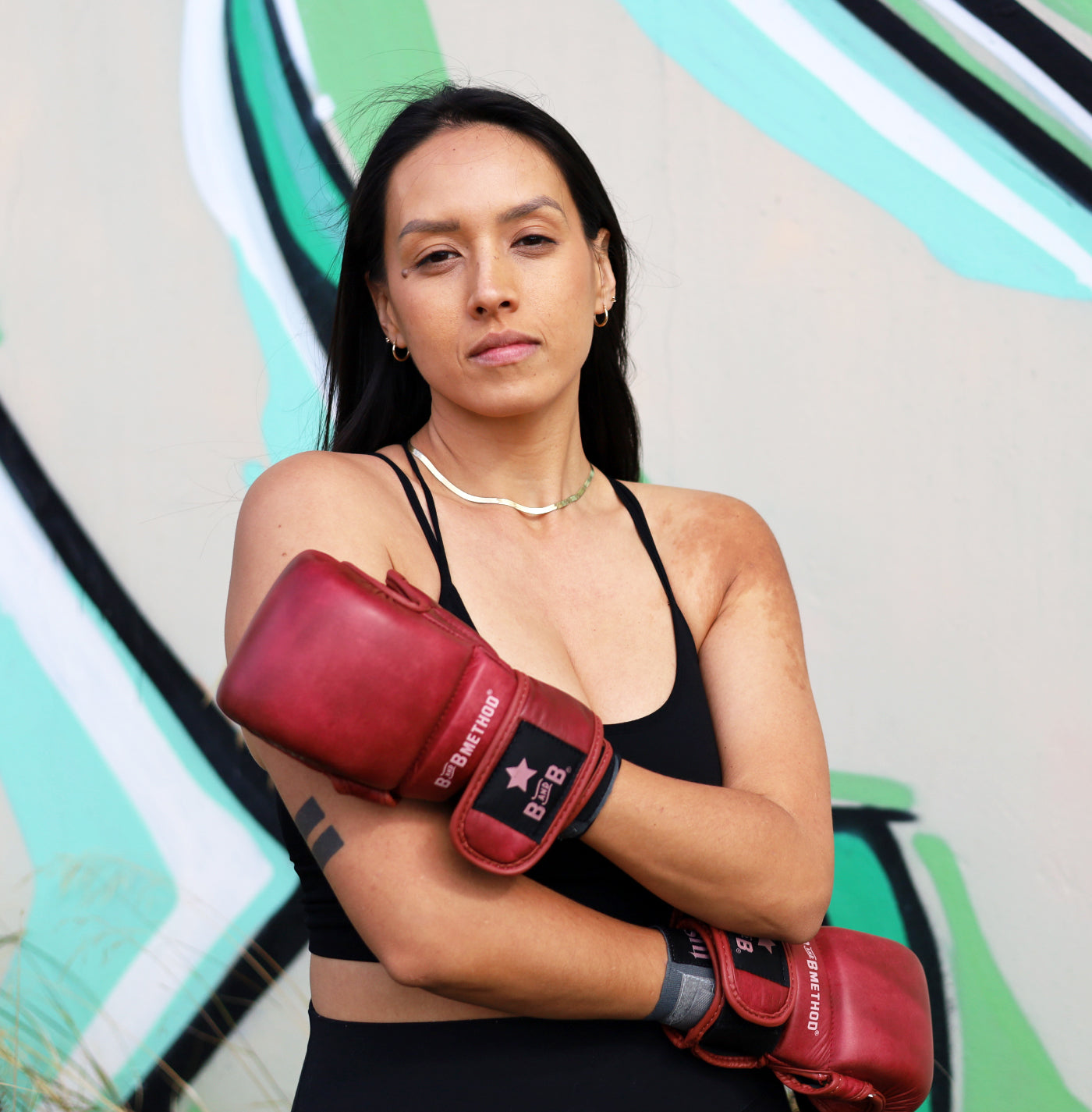 Boxing Gloves - Red Leather Boxing Gloves