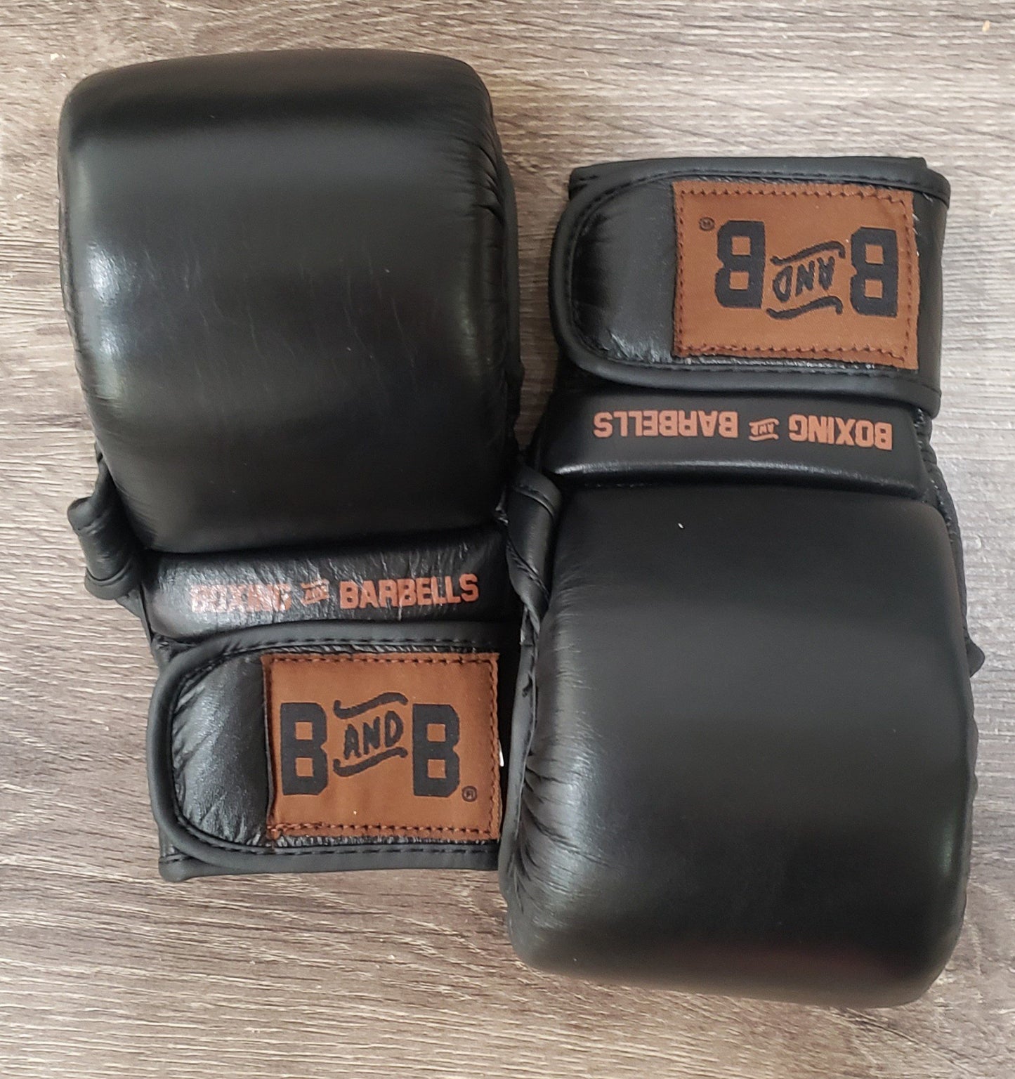 black boxing gloves