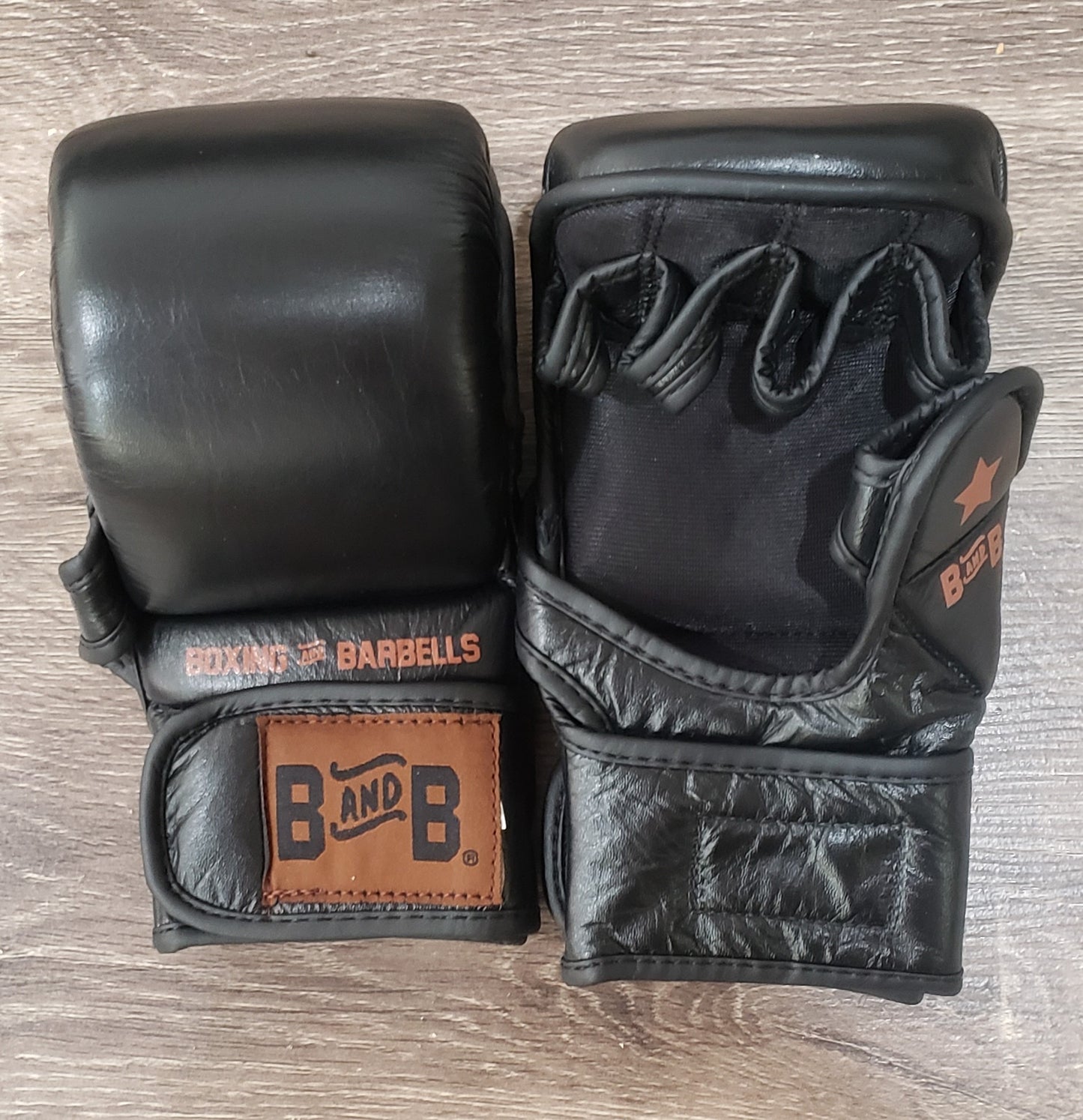 Boxing Gloves - Black Leather Boxing Gloves