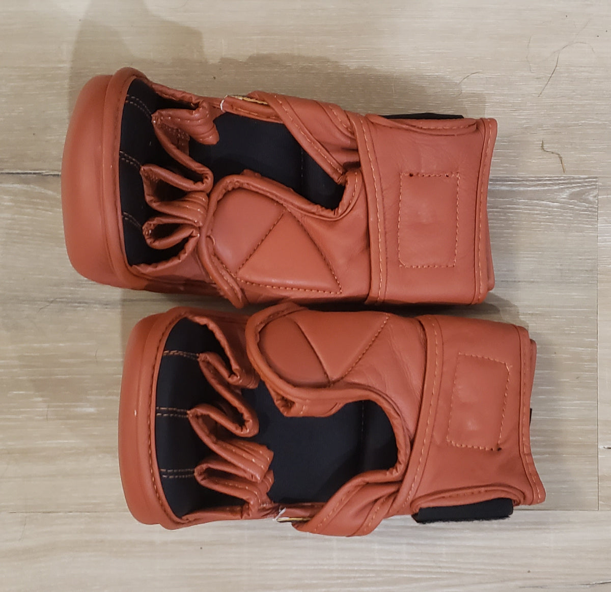 Boxing Gloves - Tan Leather Boxing Gloves