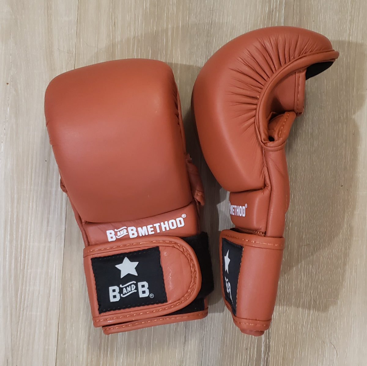 Boxing Gloves - Tan Leather Boxing Gloves
