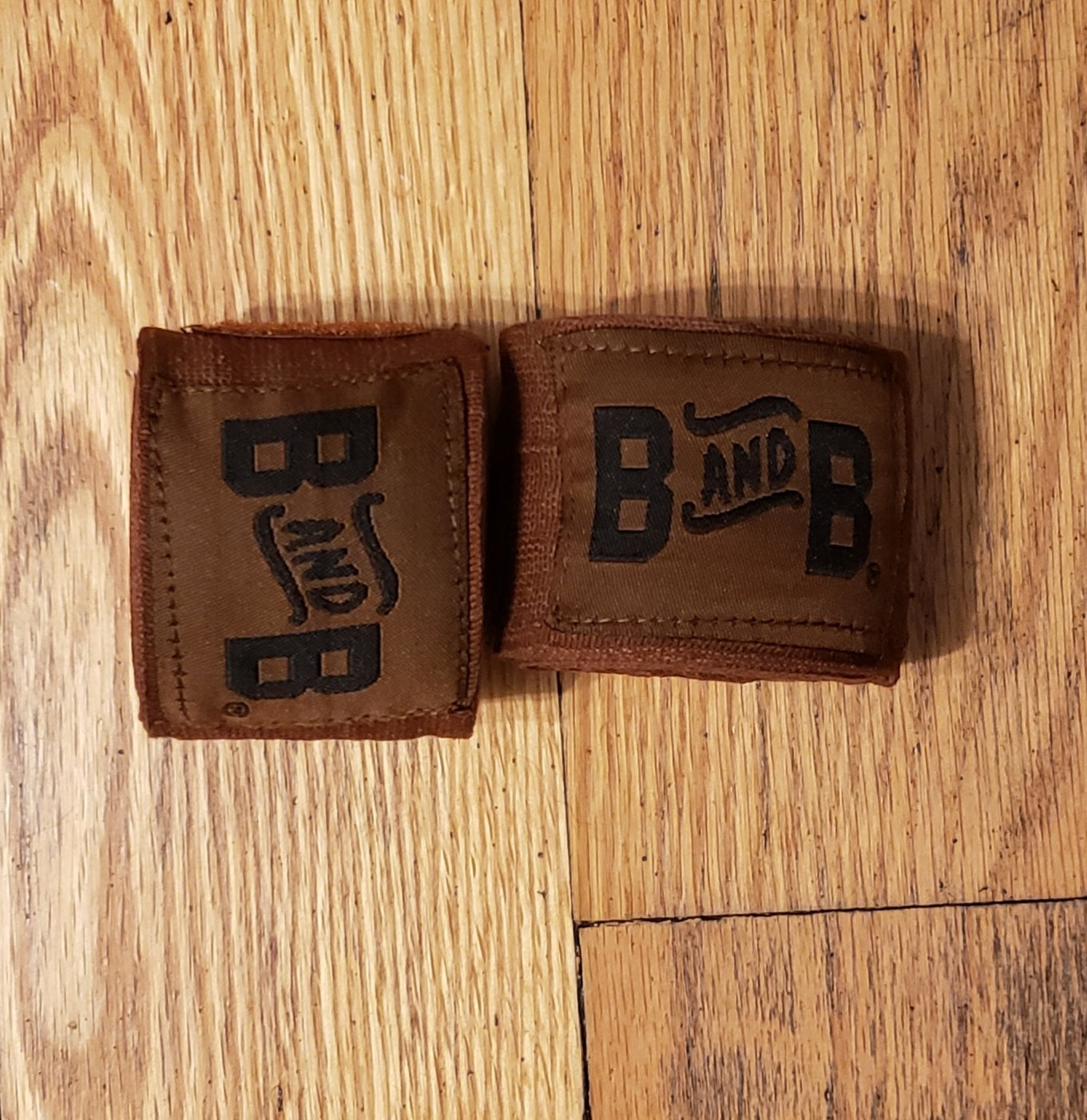 brown hand wraps